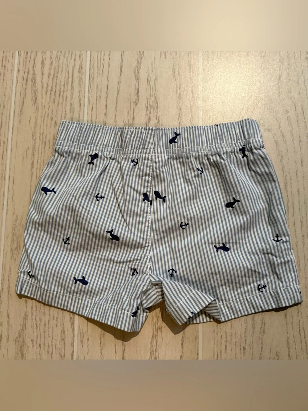 Carter’s Boys 2T Nautical Polo Whale Anchor Shorts 2 Piece Outfit Set